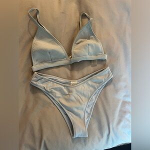 Montce Peri Rib bikini powder blue